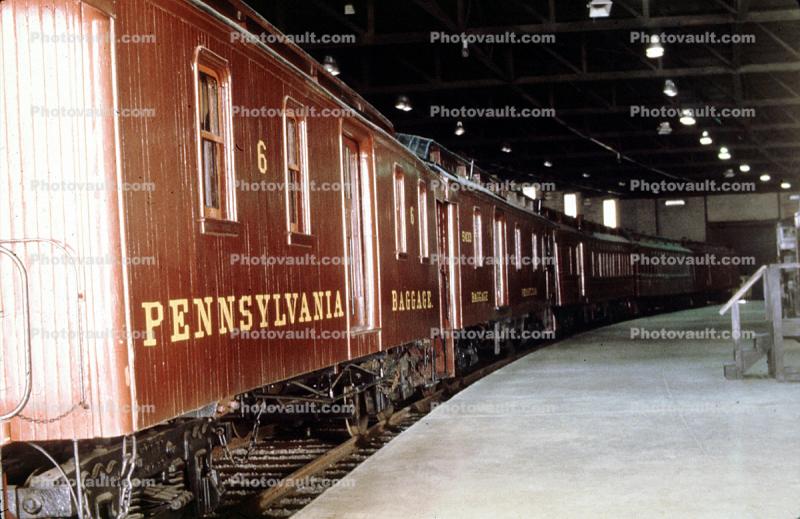 Baggage railcars, Railroad Museum of Pennsylvania, Strasburg