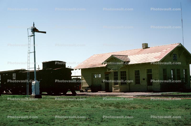 Atchison Topeka and Santa Fe Railroad, Ropes Depot, Ropesville Train Depot