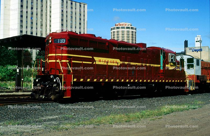 Duluth, Missabe & Iron Range Railroad #193 (SD18), 1950s