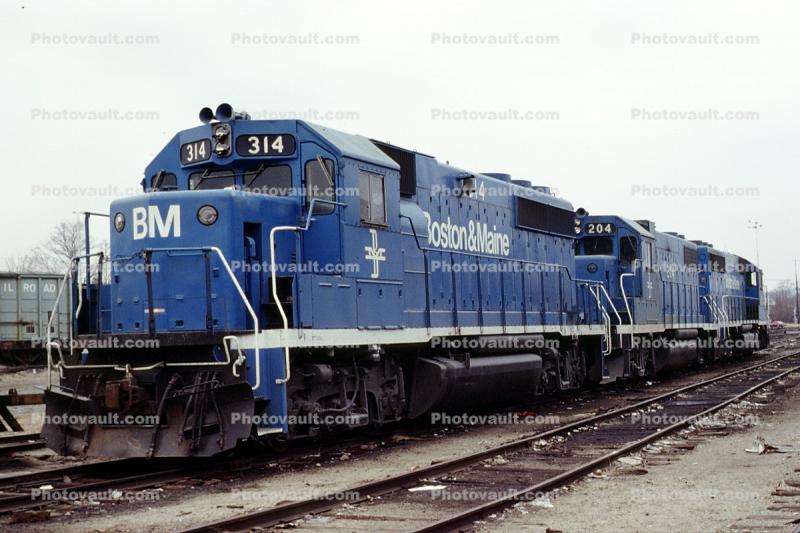 Boston & Maine, BM 314, EMD GP40-2