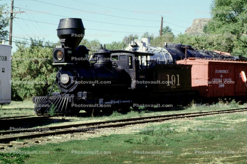 DL&G 191, FLORENCE & Cripple Creek, Durango, 1950s