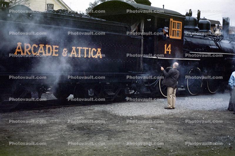 Arcade & Attica 14, 4-6-0, Arcade and Attica Railroad 