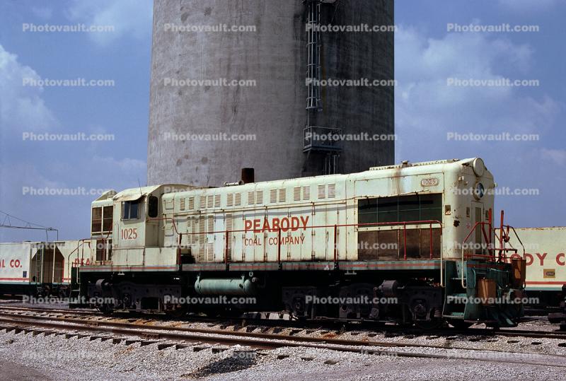 BLW DRS6-6-1500 1025, Peabody Coal Mining Company Diesel Locomotive