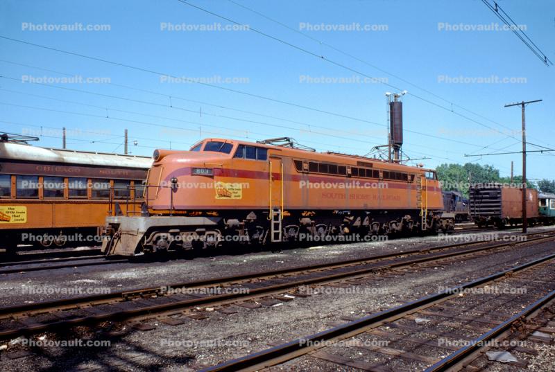 803, Little Joe, South Shore Railroad, Chicago, Milwaukee, Saint Paul and Pacific Railroad (Milwaukee Road)