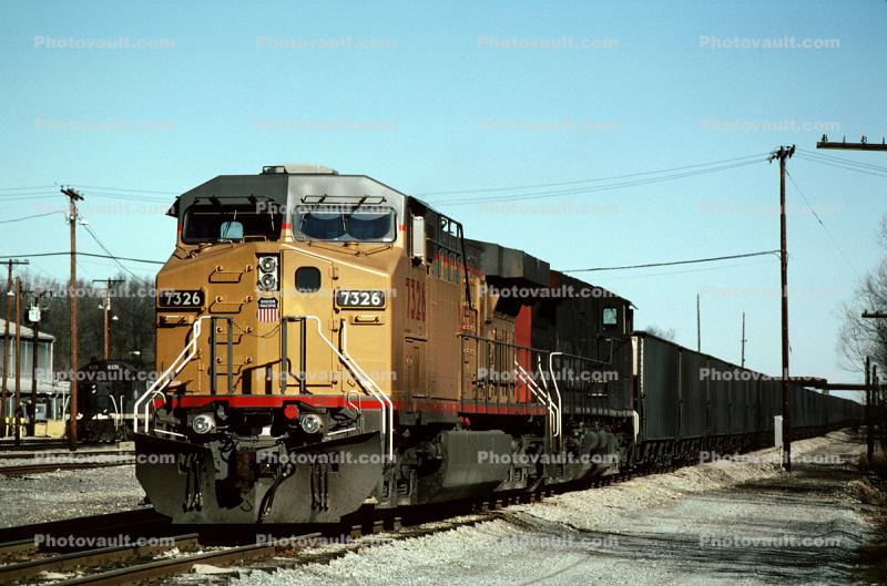 Union Pacific UP 7326, GE AC4460CW, Paducah Kentucky, McCracken County