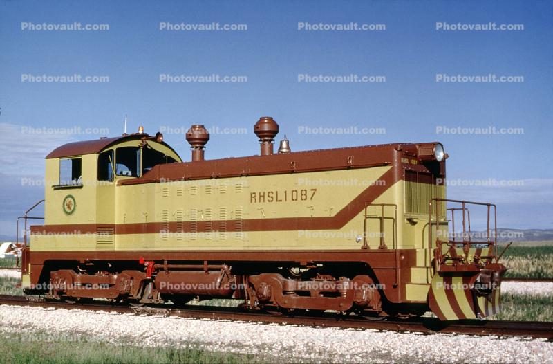 RHSL 1087, switcher, Rawhide Short Line, Platte River Junction, Wellington Colorado
