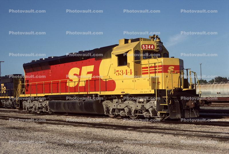5344, Kodachrome Santa Fe Diesel Engine