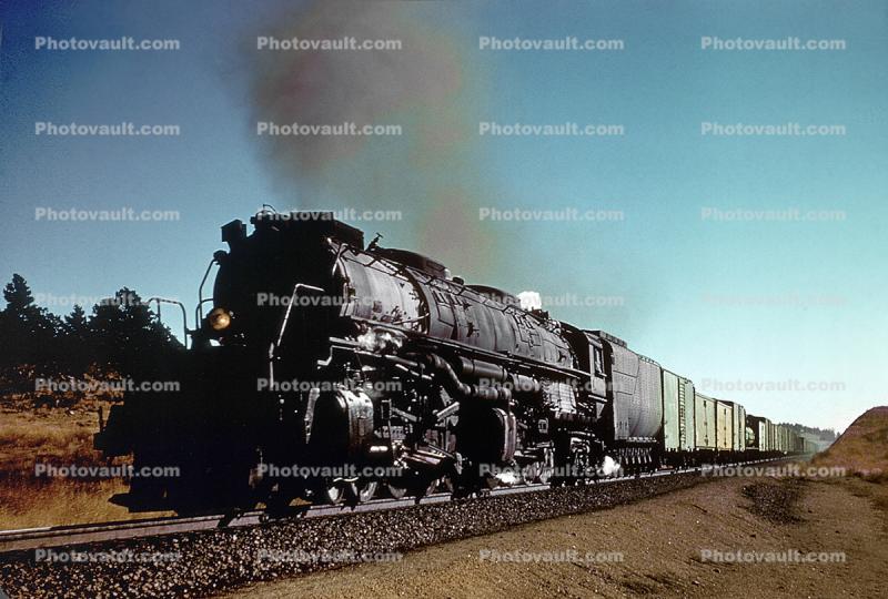 Big Boy Loco, Union Pacific, Alco 4-8-8-4, articulated steam locomotive, 1950s