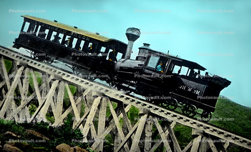Mount Washington Cog Railway, Worlds First Cog Railway, 1950s