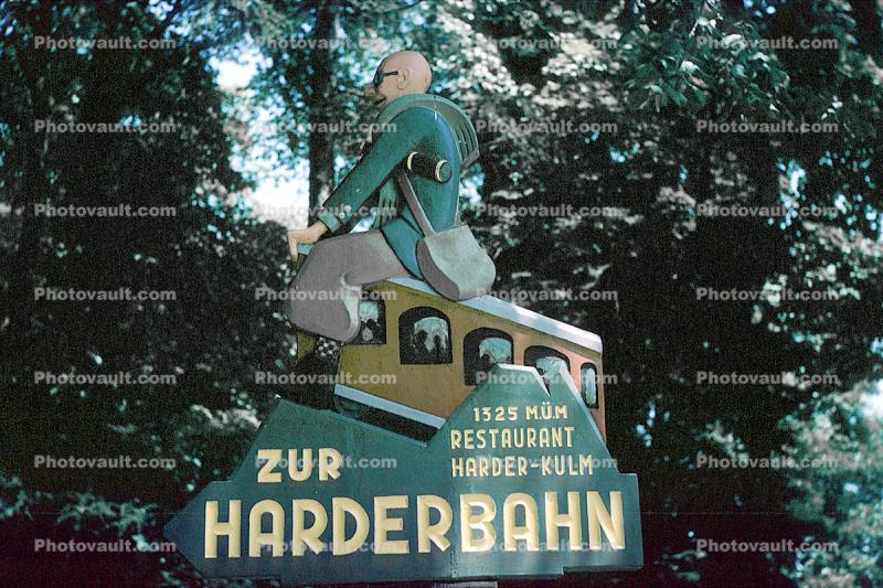 Harderbahn, Harder-Kulm, 1950s