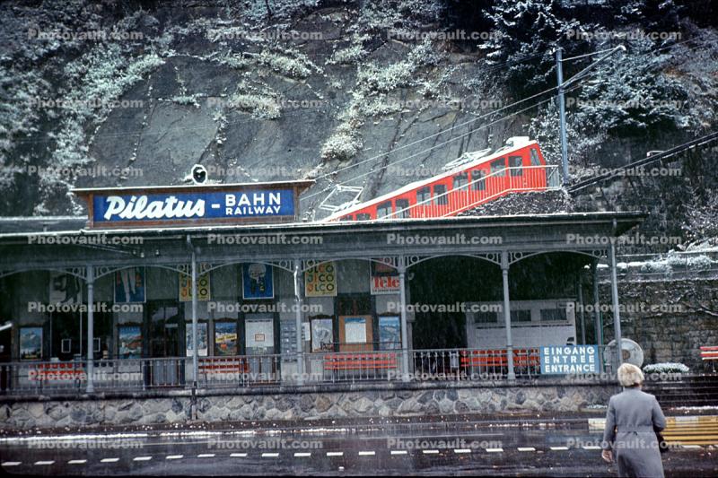 Pilatus Bahn, Harderbahn, Harder-Kulm, 1950s