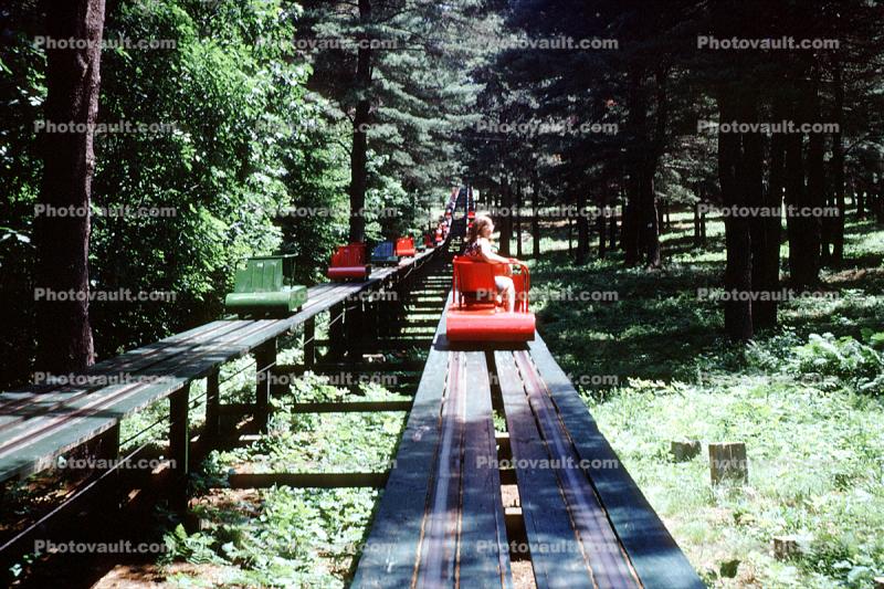 Cranmore Mountain Funicular, New Hampshire, 1952, 1950s, Ski-Mobile, Skimobile