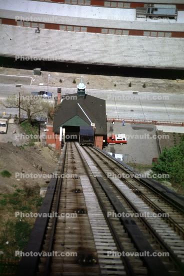 Monohegan Incline, Tracks, April 1987