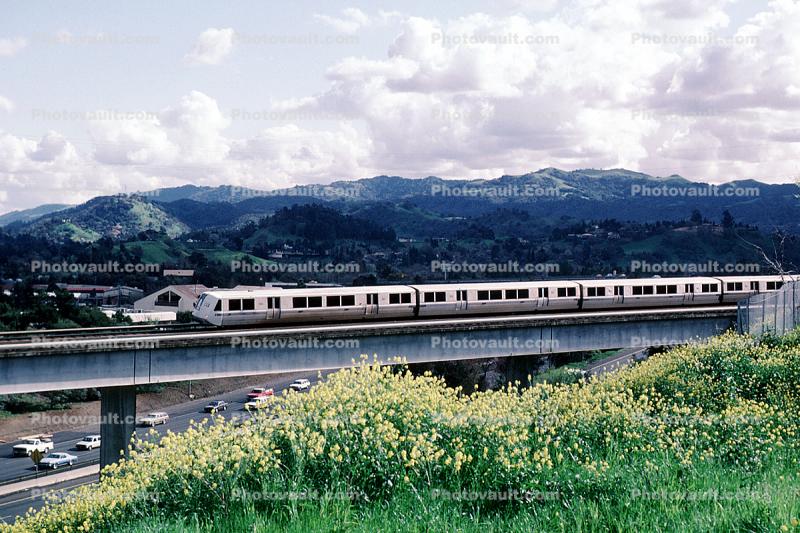 BART train, Bay Area Rapid Transit, trainset