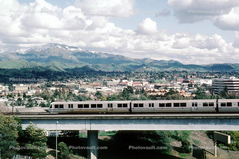 Mount Diablo, BART train, Bay Area Rapid Transit