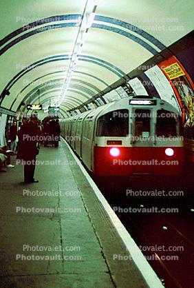 underground, people, commuters, station, platform, the London Tube