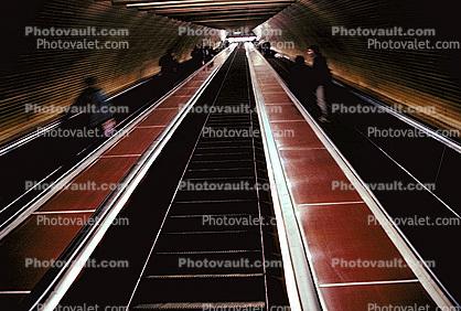 Underground Rail Transit, subway, Escalator, steps, Prague
