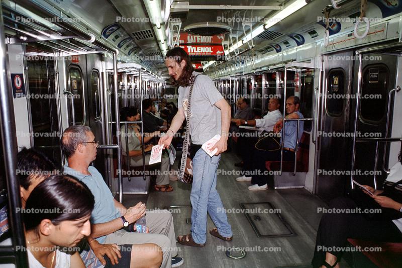 Buenos Aires, commuters, people, interior, inside