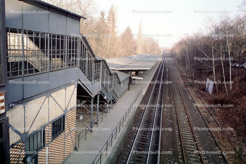 Train Station Platform, Tracks, Berlin