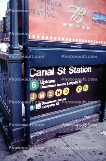 Canal Saint Station, subway, NYCTA