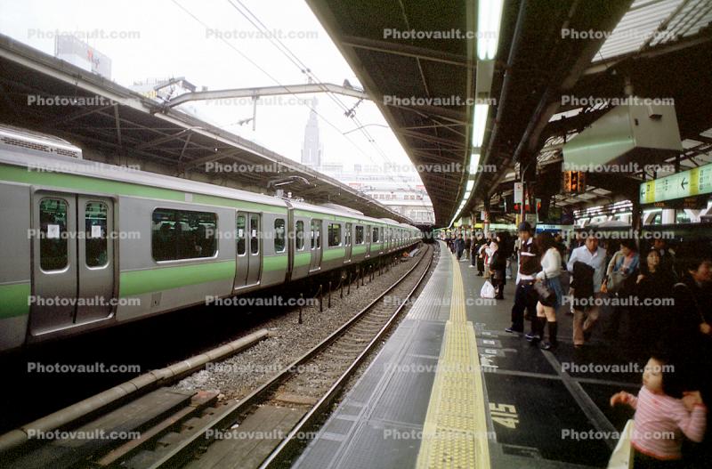 People, Train Platform, Passengers, commuters, train