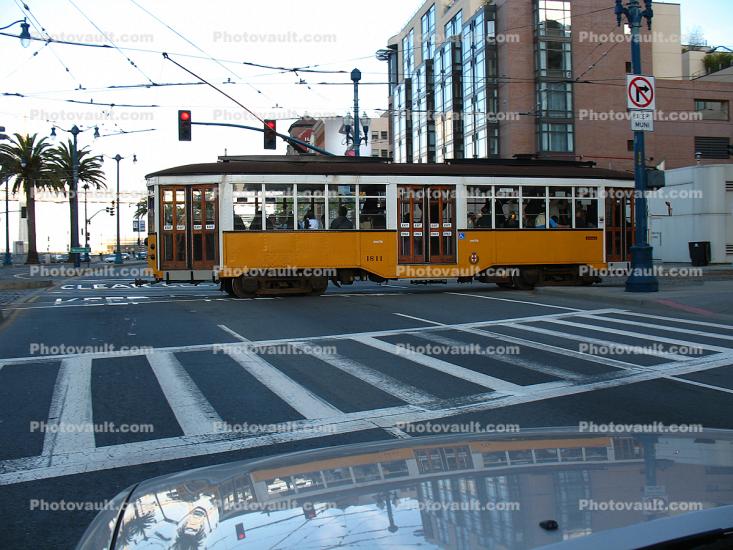 Acquired from Milan-Italy, 1811, F-Line, Streetcar, the Embarcadero, Peter Witt Design
