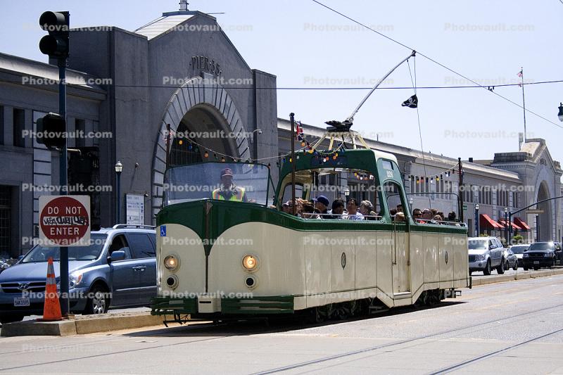 Blackpool-England, No. 228, Built 1934, F-Line, Municipal Railway, Muni, San Francisco, California