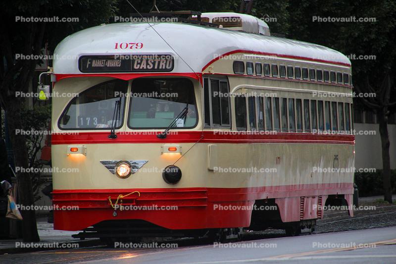 F-Line Trolley 1079, The Embarcadero