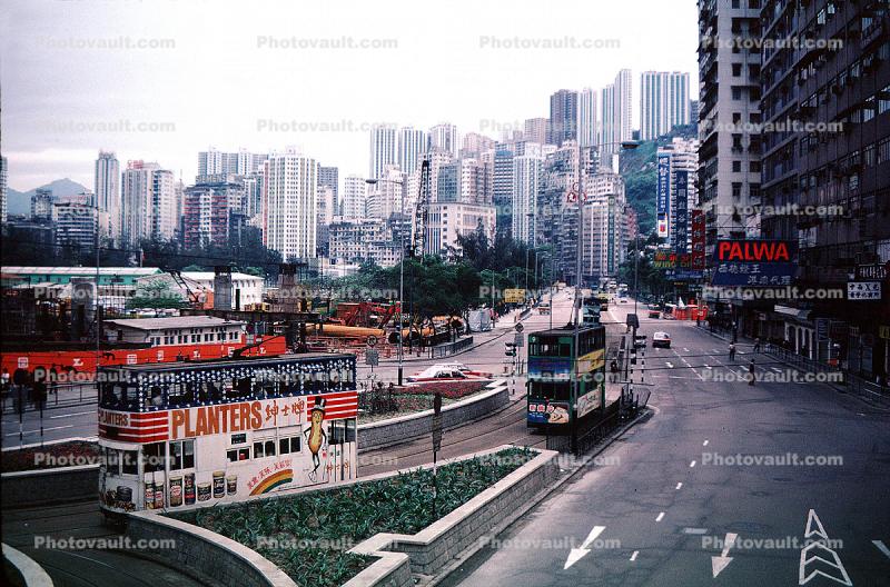 Doubledecker, Trolley, Hong Kong, 1982, 1980s