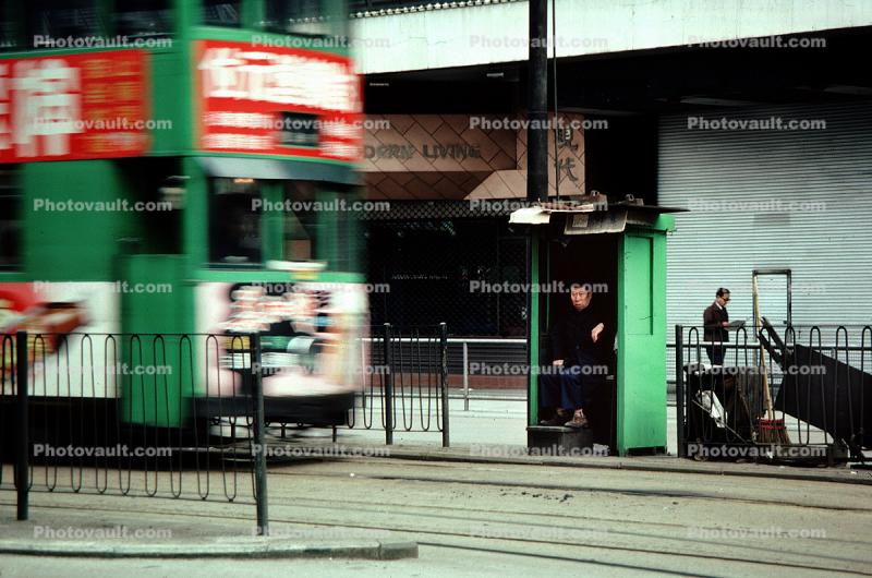 Trolley, Doubledecker, Hong Kong, 1982, 1980s