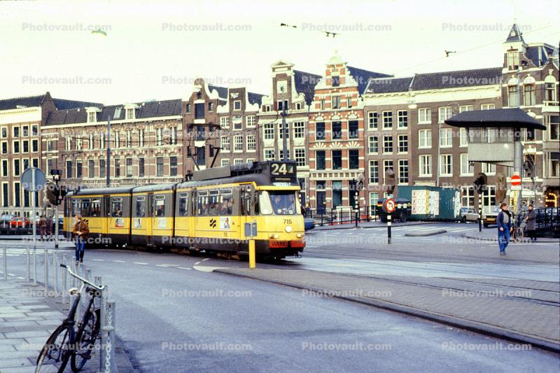 Amsterdam, Netherlands, Electric Trolley, 715
