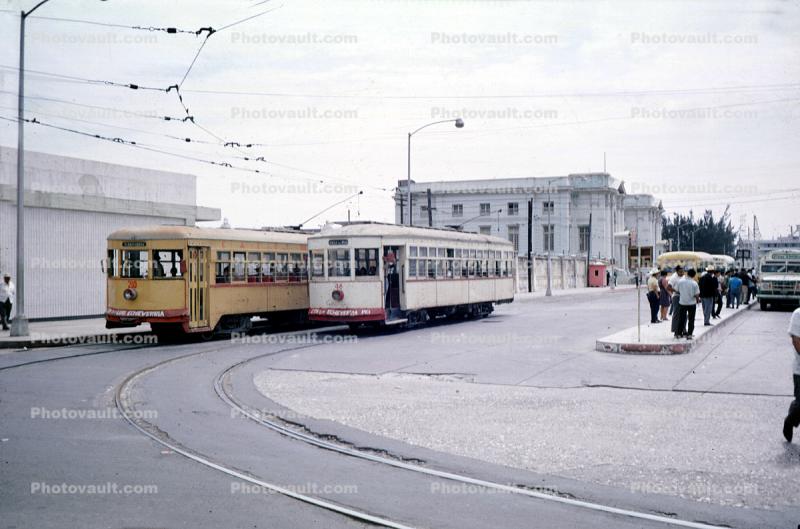 Trolley, Veracruz Mexico, 1950s