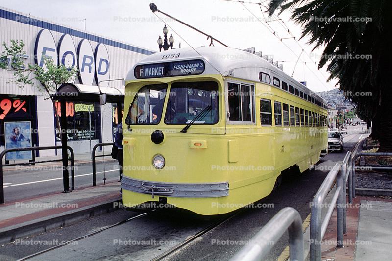 Baltimore-Maryland, No. 1063, F-Line, Trolley, San Francisco, California