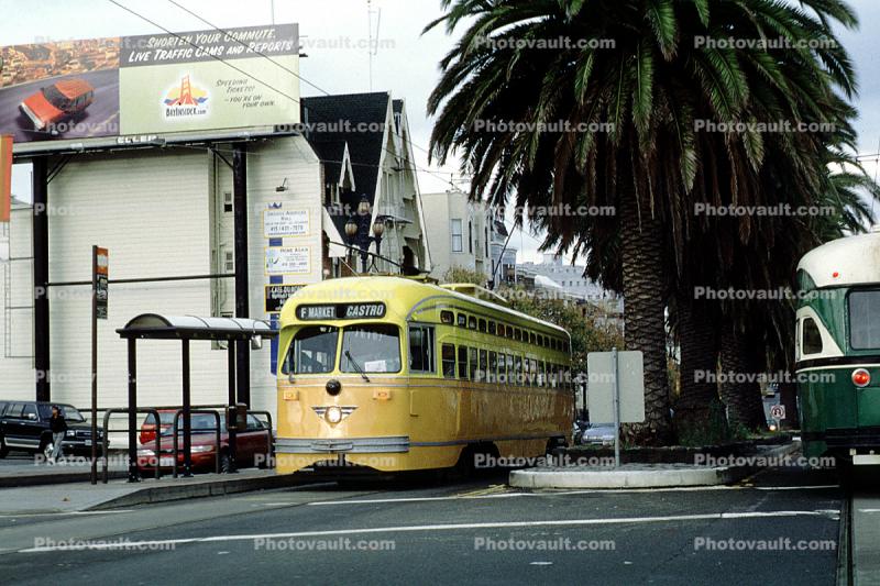 Los Angeles Railways, No 1052, F-Line, PCC, Muni, San Francisco, California