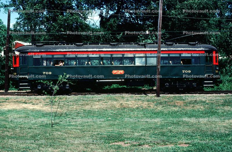North Shore Line #709, Branford Electric Railway, Connecticut, Electric Trolley