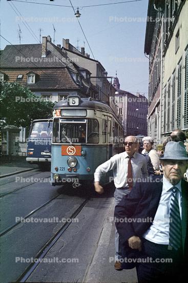 Geneva, Electric Trolley, July 1970, 1970s