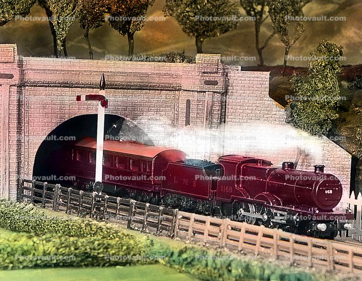 London, Midland and Scottish Railway, LMS 1168, Passenger Train, 1930s