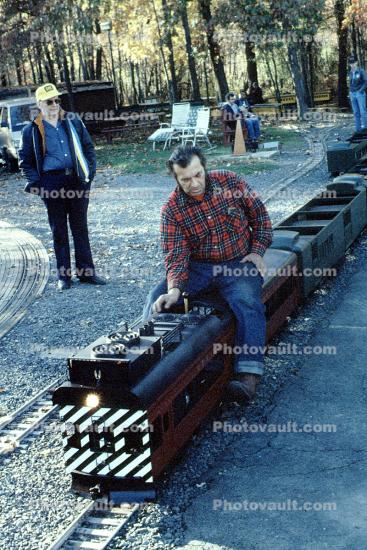 Rideable Miniature Railroad, Live Steamer, Lehigh Valley, 1950s