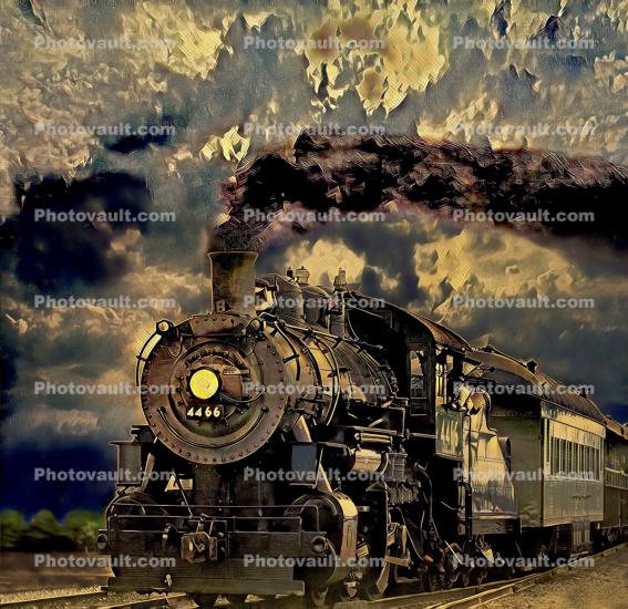 UP 4466, 0-6-0, Union Pacific, Lima Locomotive Works, Abstract
