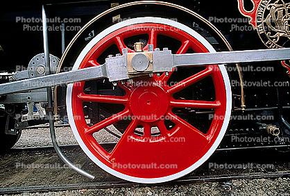 Coupling Rod, Driver Wheels, components, Power, Baldwin Locomotive Works, Parry Williams & Co., Round, Circular, Circle