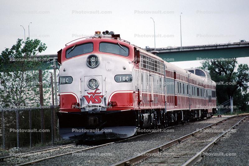 WSOR 10C, EMD E9(A), Wisconsin & Southern, trainset, F-Unit
