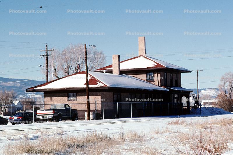 Train Station, Depot, Del Norte, Colorado