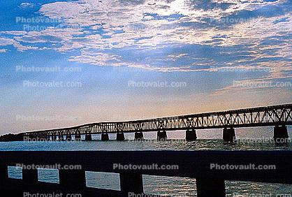 Bridge, Florida Keys, clouds