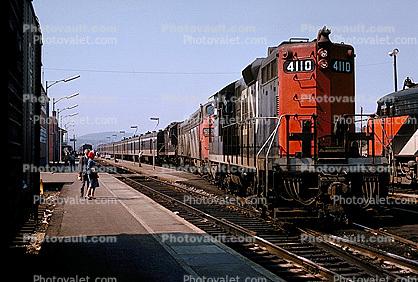 CN 4110, Canadian National Railways, Diesel Electric Locomotive, 1967