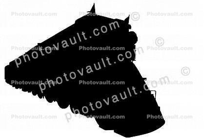 SP 4449, GS-4 class Steam Locomotive silhouette, 4-8-4, Southern Pacific Daylight Special, logo, shape, 1950s