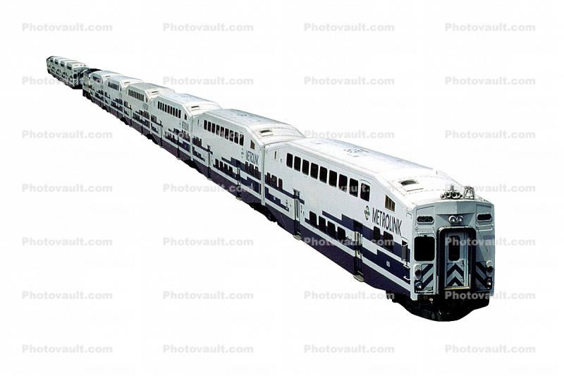 Passenger Railcars, Metrolink, Oceanside, photo-object, object, cut-out, cutout