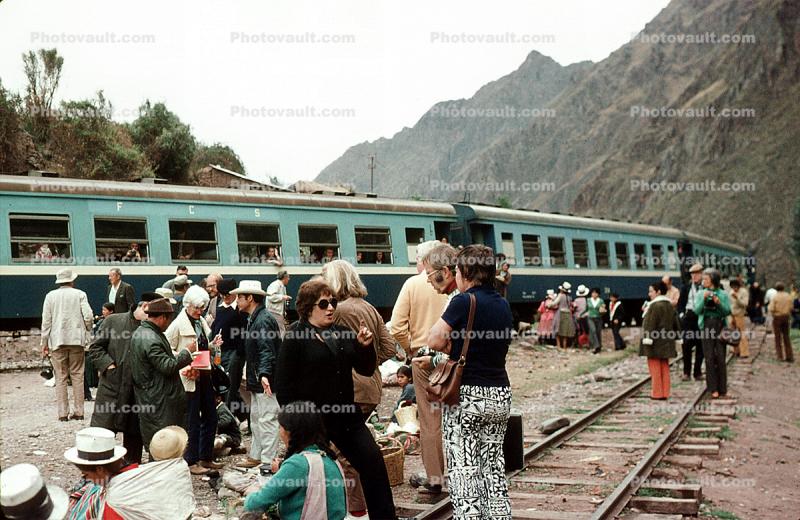Passenger Railcar, FCS, Andes Mountains, Peru, September 1976