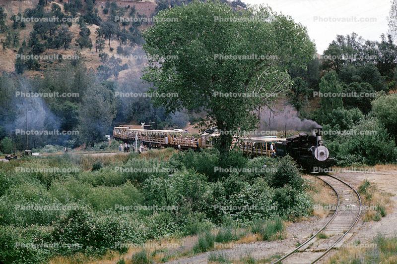 Feather River Railway Shay #3, 100 Ton Sidewinder, Oroville, 1963, 1960s