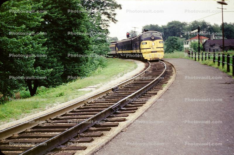 CO 402, Curved Track, 1950s
