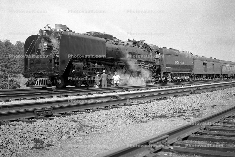 UP 826, 4-8-4, Union Pacific Steam locomotive, 1950s